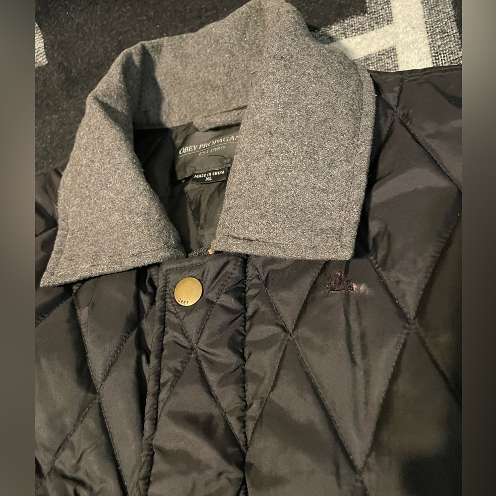 Mens XL Obey Puffer Jacket